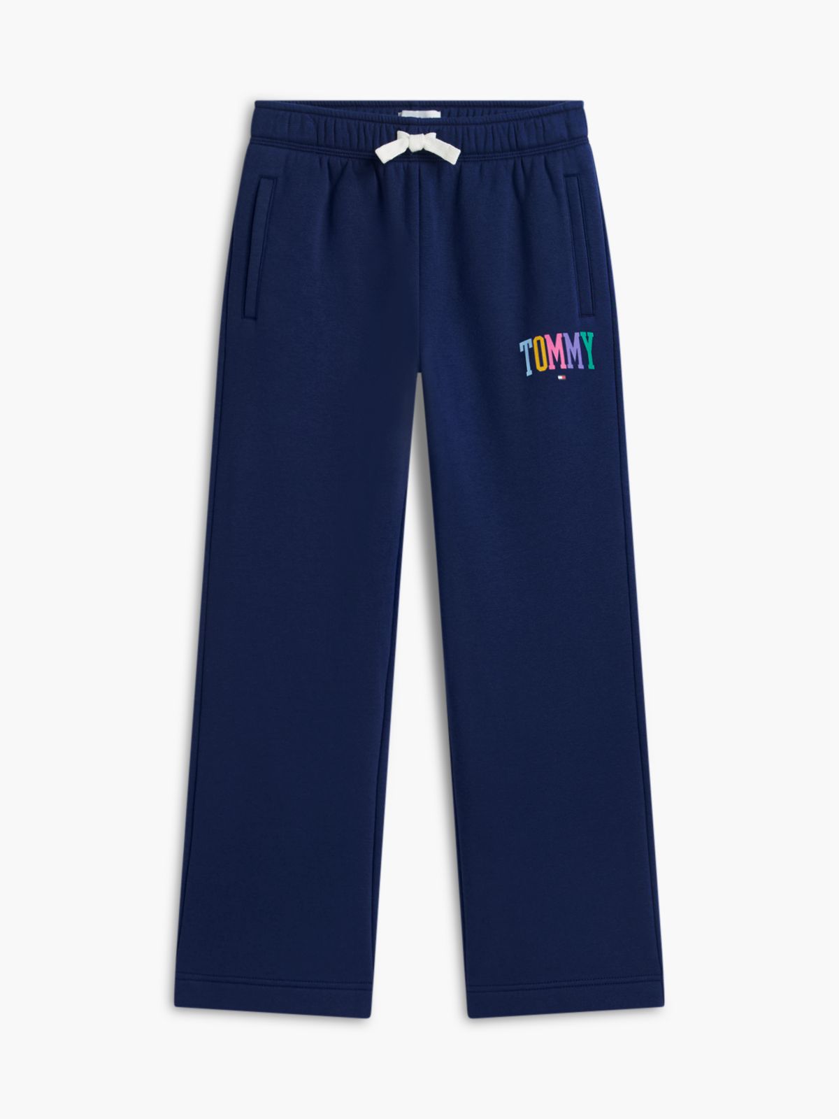 Kids' Collegiate Logo Wide Leg Sweatpant — Preppy Navy