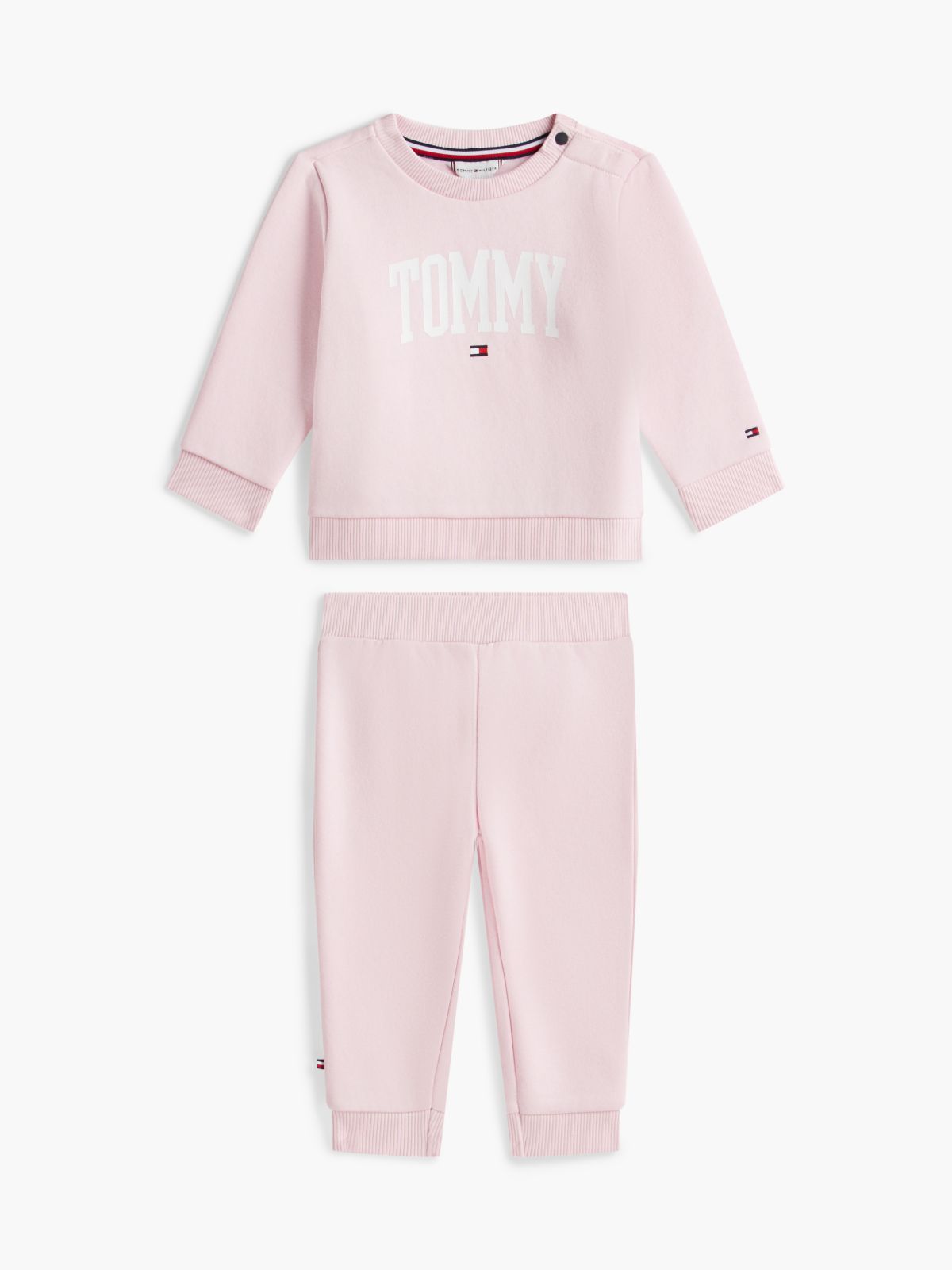 Babies' Tommy Logo Sweatshirt & Pant Set — Ballerina