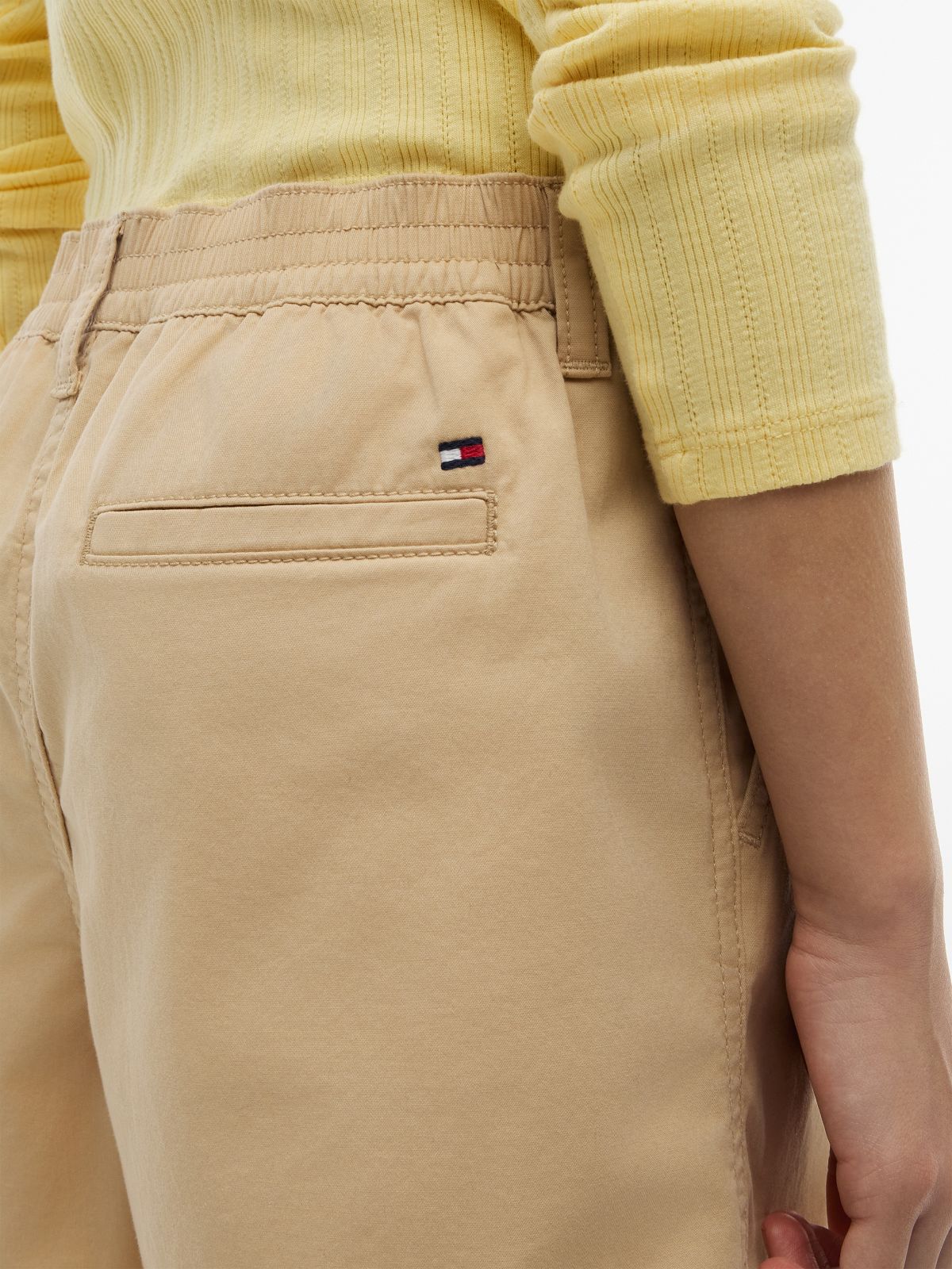Kids' Belted Stretch Pull-On Short — Harvest Wheat