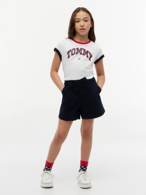 Kids' Belted Stretch Pull-On Short