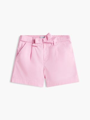Детские брюки Tommy Hilfiger Kids' Belted Stretch Pull-On Short — фото 6