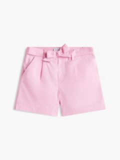 Kids' Belted Stretch Pull-On Short — Classic Pink 6