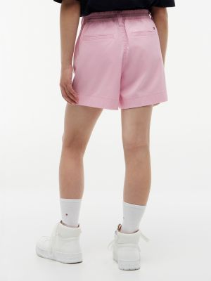 Детские брюки Tommy Hilfiger Kids' Belted Stretch Pull-On Short — фото 5