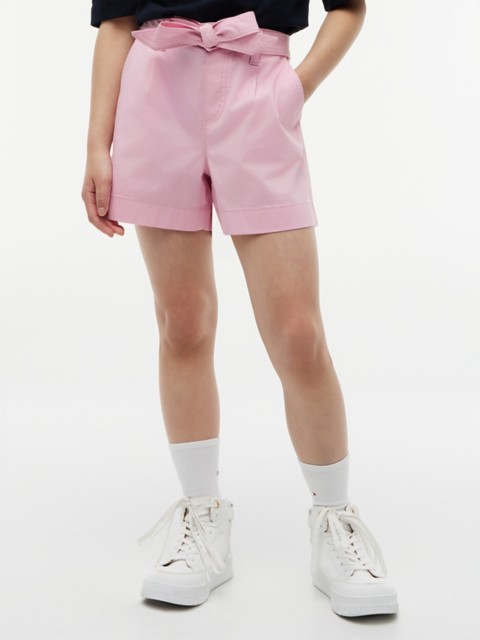 Детские брюки Tommy Hilfiger Kids' Belted Stretch Pull-On Short