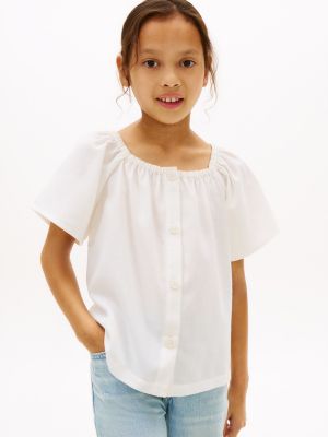 Kids' Puff-Sleeve Top from Tommy Hilfiger - $25.50