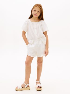 Детские брюки Tommy Hilfiger Kids' Ruffle Short — фото 2