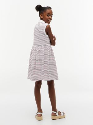 Tommy Hilfiger Kids' Striped Sleeveless Polo Dress — фото 4