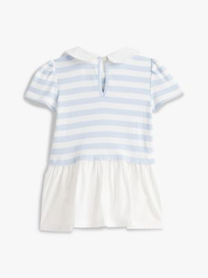 Tommy Hilfiger Babies' Striped Mixed-Media Dress — фото 2