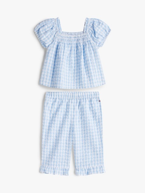 Детские брюки Tommy Hilfiger Babies' Gingham Top & Pant Set