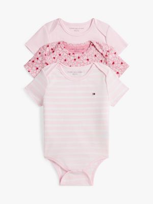 Babies' Stretch Onesie 3-Pack, Mystic Pink