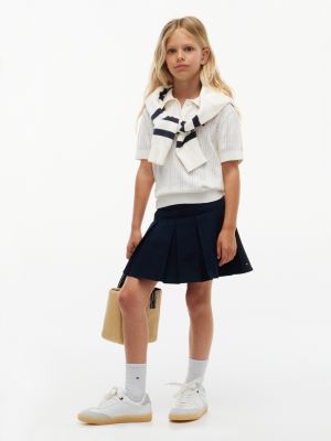 Детские топы Tommy Hilfiger Kids' Pointelle Polo — фото 2