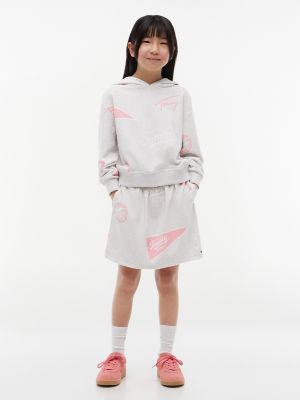 Tommy Hilfiger Kids' Allover Varsity Logo Sweatskirt — фото 2