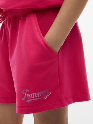 Tommy Hilfiger Kids' Foil Script Logo Sweatshort — фото 3