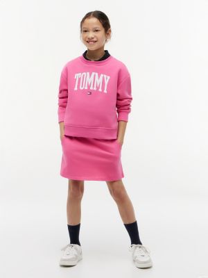 Kids' Terry Skort, Radiant Pink