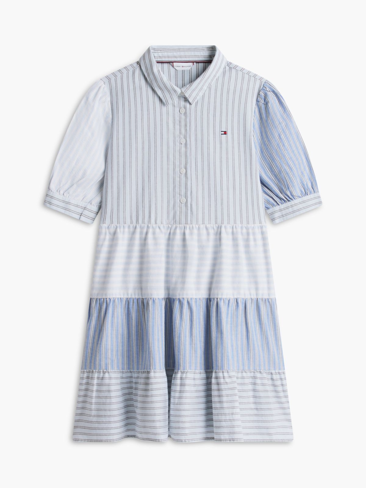 Kids' Mixed Stripe Shirtdress — Mixed Stripe