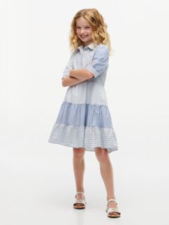 Kids' Mixed Stripe Shirtdress — Mixed Stripe 1