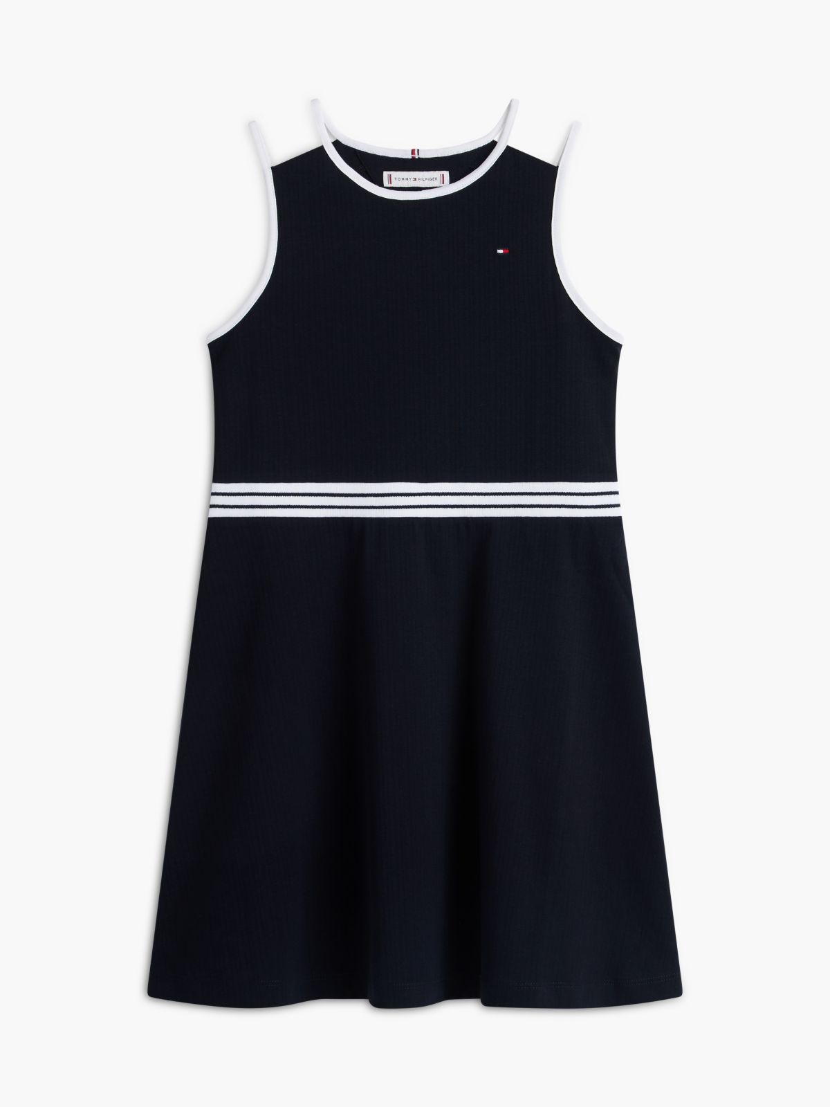 Kids' Sleeveless Skater Dress — Navy Blue