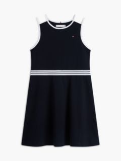 Kids' Sleeveless Skater Dress — Navy Blue 5