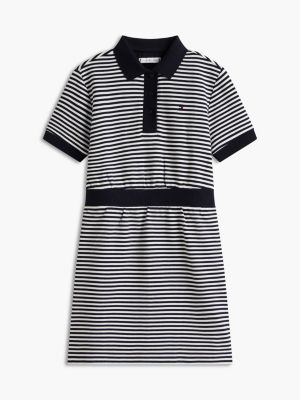 Tommy Hilfiger Kids' Stripe Polo Dress — фото 5