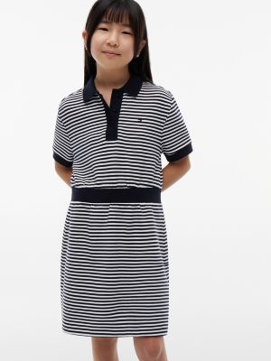 Tommy Hilfiger Kids' Stripe Polo Dress — фото 3