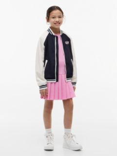 Kids' Butterfly Logo Bomber — Navy Blue 2