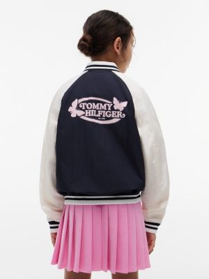 Детские куртки Tommy Hilfiger Kids' Butterfly Logo Bomber — фото 4