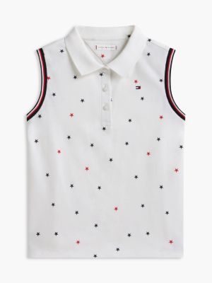 Детские свитеры Tommy Hilfiger Kids' Star Print Sleeveless Stretch Polo — фото 5