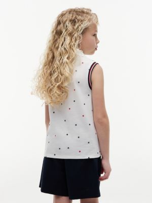 Детские свитеры Tommy Hilfiger Kids' Star Print Sleeveless Stretch Polo — фото 4