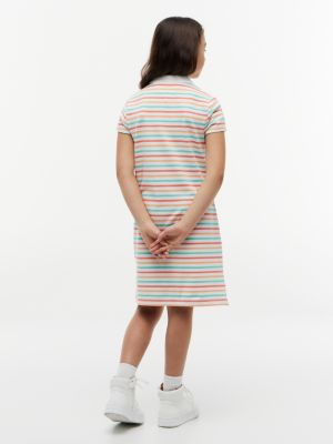 Tommy Hilfiger Kids' Multistripe Polo Dress — фото 4