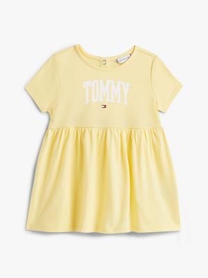 Babies' Tommy Logo Dress, Citronella