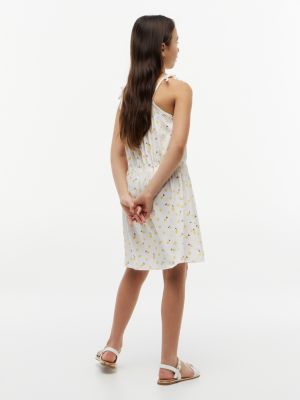 Tommy Hilfiger Kids' Lemon Print Smocked Sundress — фото 4
