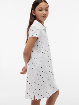 Tommy Hilfiger Kids' Allover Floral Print Polo Dress — фото 3