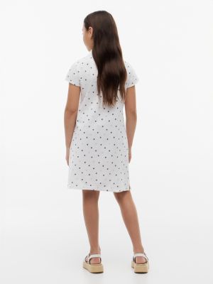 Tommy Hilfiger Kids' Allover Floral Print Polo Dress — фото 4