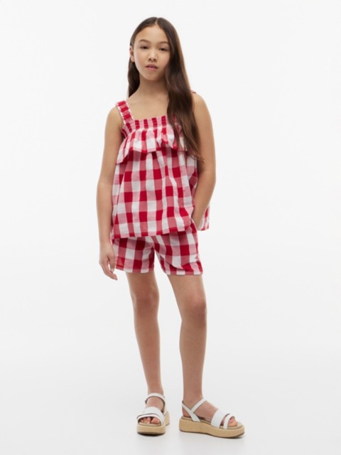 Детские брюки Tommy Hilfiger Kids' Gingham Top & Short Set