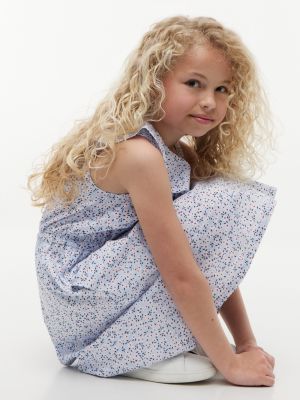 Tommy Hilfiger Kids' Floral Print Ruffle-Trim Dress — фото 4