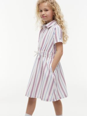 Tommy Hilfiger Kids' Stripe Shirtdress — фото 2