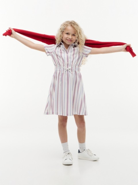 Tommy Hilfiger Kids' Stripe Shirtdress