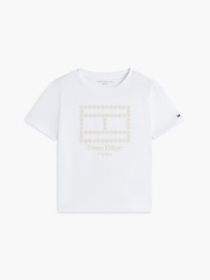Детские футболки Tommy Hilfiger Kids' Floral Flag T-Shirt — фото 5