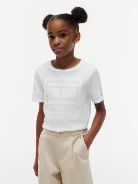 Детские футболки Tommy Hilfiger Kids' Floral Flag T-Shirt