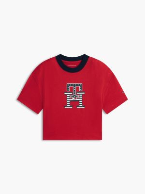 Детские футболки Tommy Hilfiger Kids' Star & Stripe Monogram T-Shirt — фото 5