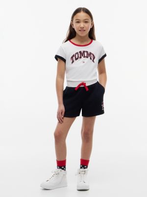 Детские футболки Tommy Hilfiger Kids' Tommy Star Logo Ringer T-Shirt — фото 2