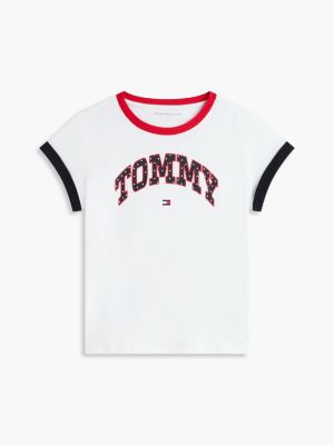 Детские футболки Tommy Hilfiger Kids' Tommy Star Logo Ringer T-Shirt — фото 5