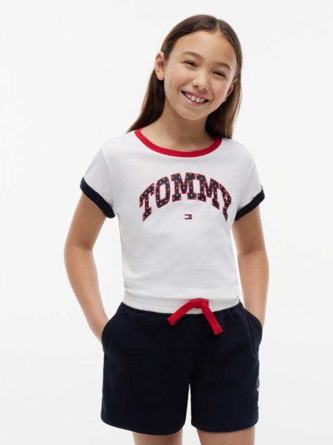 Детские футболки Tommy Hilfiger Kids' Tommy Star Logo Ringer T-Shirt