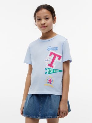 Детские футболки Tommy Hilfiger Kids' Mixed Varsity Logo T-Shirt — фото 2