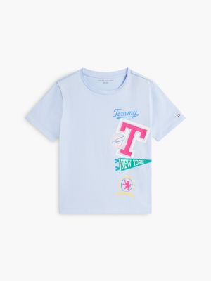 Детские футболки Tommy Hilfiger Kids' Mixed Varsity Logo T-Shirt — фото 5