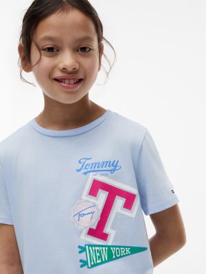 Детские футболки Tommy Hilfiger Kids' Mixed Varsity Logo T-Shirt — фото 3