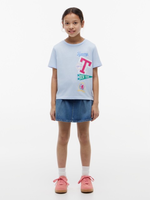 Детские футболки Tommy Hilfiger Kids' Mixed Varsity Logo T-Shirt