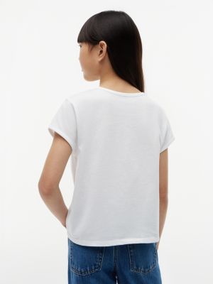 Детские футболки Tommy Hilfiger Kids' Seashell Tie-Front T-Shirt — фото 4