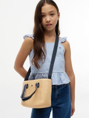 Детские сумки Tommy Hilfiger Kids' Raffia Crossbody Bag — фото 2
