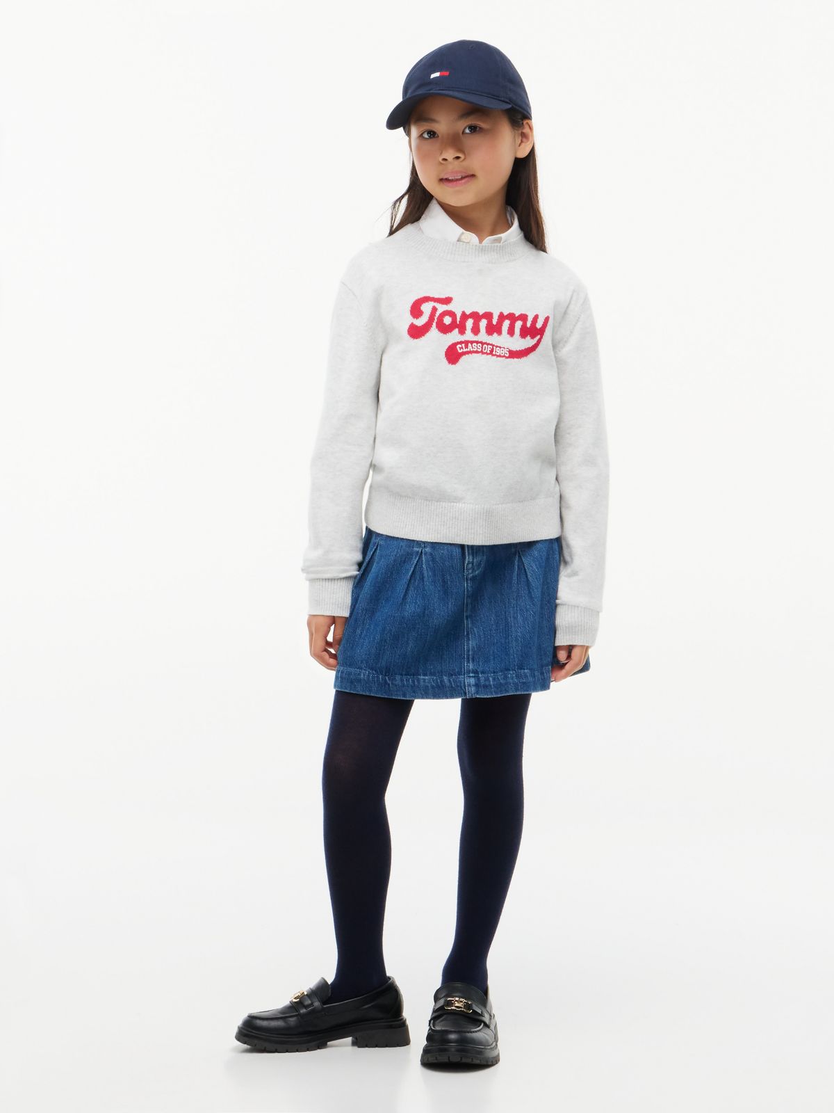 Kids' Varsity Logo Sweater — Grey
